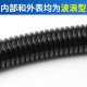 穿线软管 尼龙灰色软管 塑料波纹管加厚 电线套管 PA6尼龙波纹管