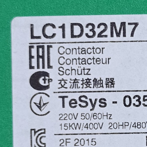 LC1D32M7接触器LC1D32M732A220V三级交流接触器