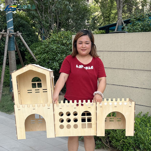 仓鼠窝兔子城堡躲避小屋子装饰家用木质豚鼠小屋房子观察展示宠物