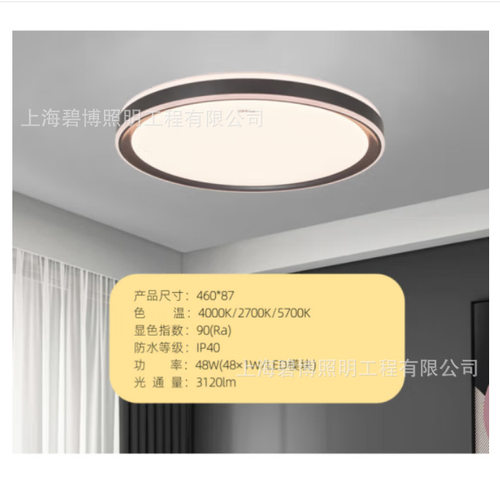 一体化LED吸顶灯IP40防水防尘