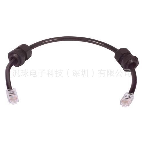 L-COM TRD855WTG-50M 超5类户外级跳线RJ45/RJ45防风雨扣环 现货