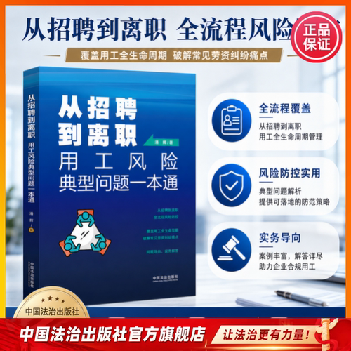 从招聘到离职：用工风险典型问题一本通 人力资源 HR 劳动用工合规 潘辉著