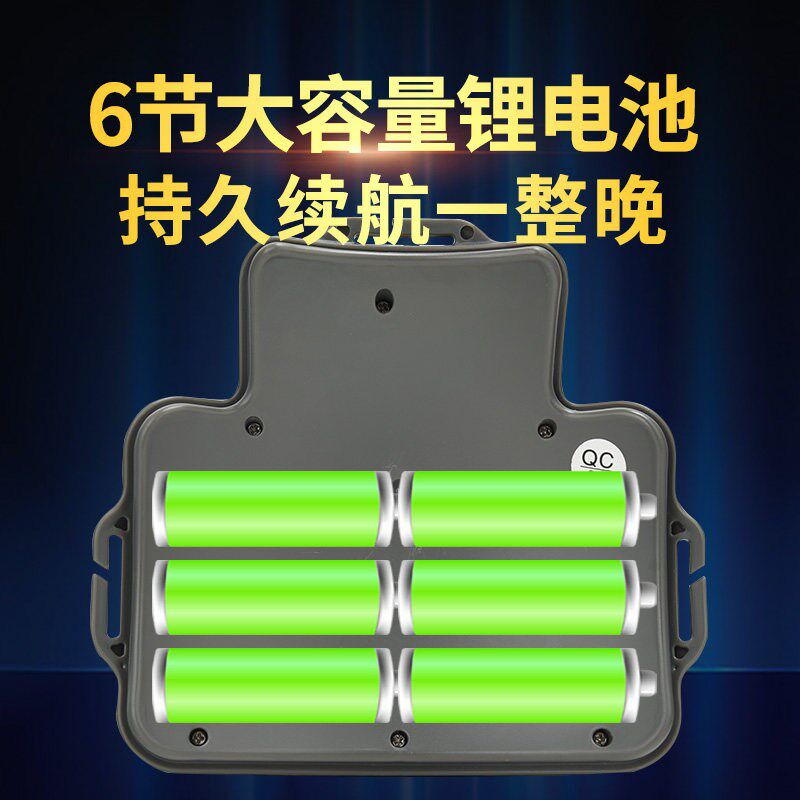 LED强光头灯聚光激光炮18颗散光灯珠可手机充电爆亮远射户外夜钓