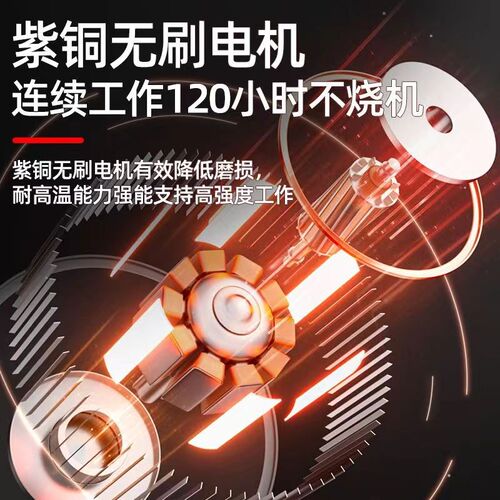 插电瓶车修剪机无刷绿化电动修剪机48V60V72V两用充电式树枝修剪