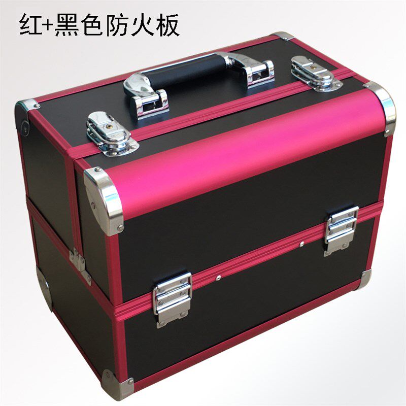 手提化妆箱专业大号纹绣工具箱多层美容美甲纹眉箱大容量整理箱
