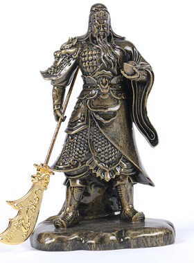 关公汽车摆件车内饰品武财神关二爷佛像关羽神像家居装饰工艺品