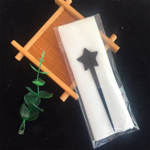 定制水果叉手工独立包装2支3/4/5支一次性试吃叉塑料签带纸巾套装