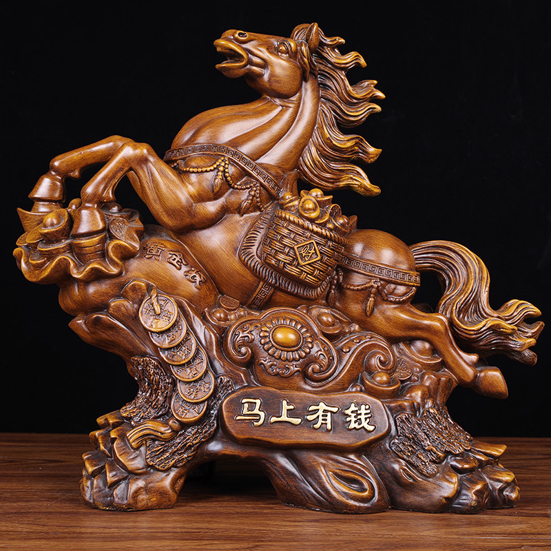 马到成功马摆件店铺招财开业礼品办公桌面摆设家居饰品乔迁工艺品