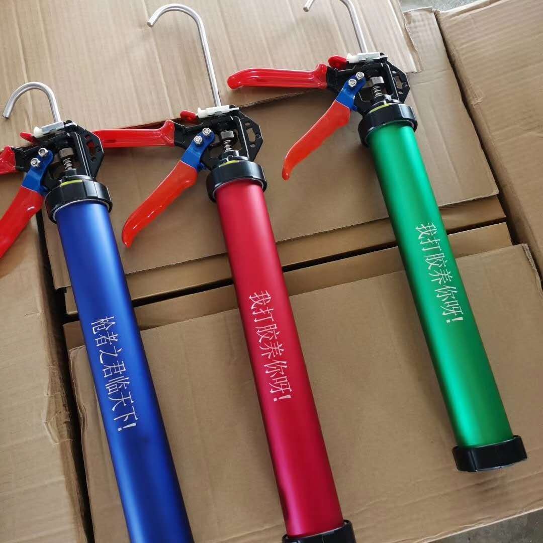 新款华聪HC-159合金推进器可调行程改装金刚轴承胶枪省力结构胶枪