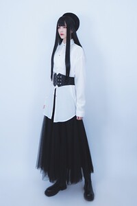 仓宝儿屋秋冬高腰大摆飘逸仙女半身裙蓬蓬及踝长裙子网纱裙A字裙