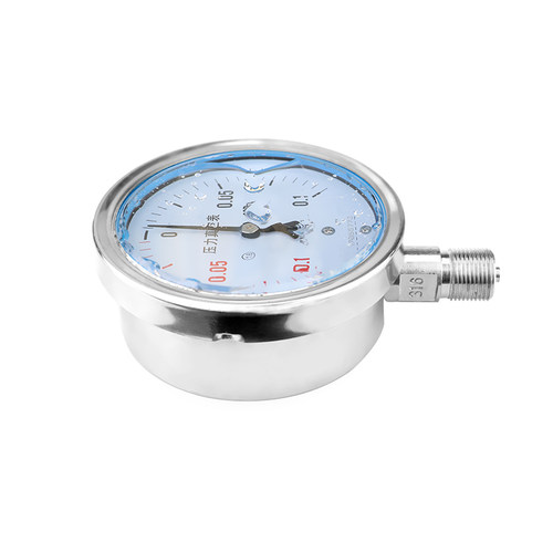 不锈钢耐震压力表YN100BF压力真空表负压表-0.1-0MPa -0.1-0.1MPa