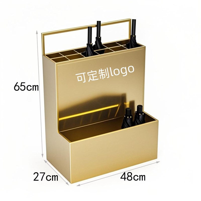 北欧雨伞桶可定制logo酒店大堂公司商用雨伞收纳架家用门口伞架