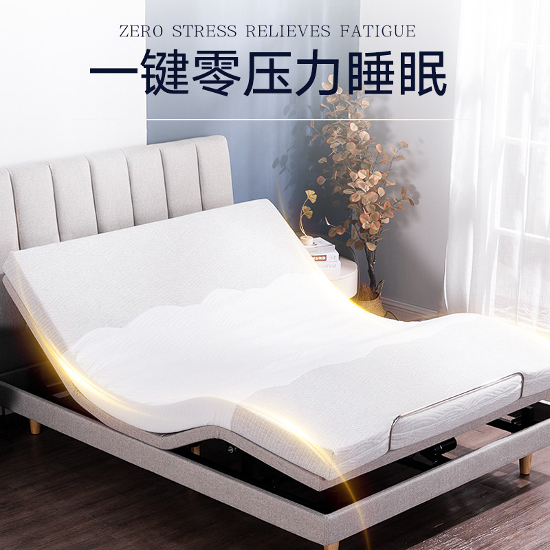 世道适老电动床智能床单双人多功能家用老人护理床升降带护栏1.2m