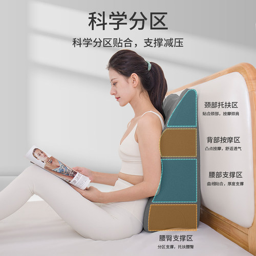 床头靠垫趴睡靠枕减压靠垫孕妇抬腿抬高垫老人放脚神器床上睡觉垫