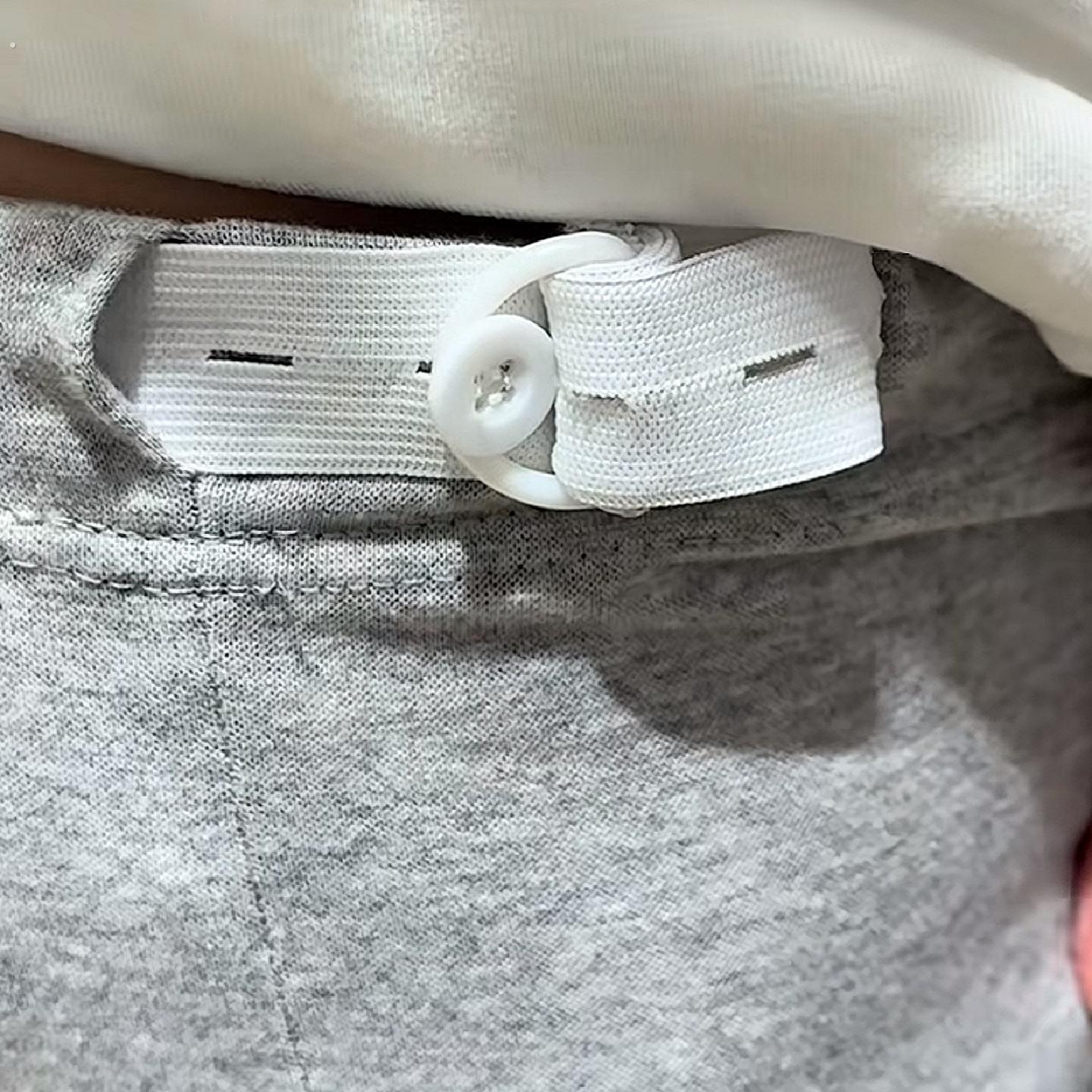 简约便携裤腰高弹力孔扣橡皮筋辅料扣眼松紧带孕妇裤腰可调节