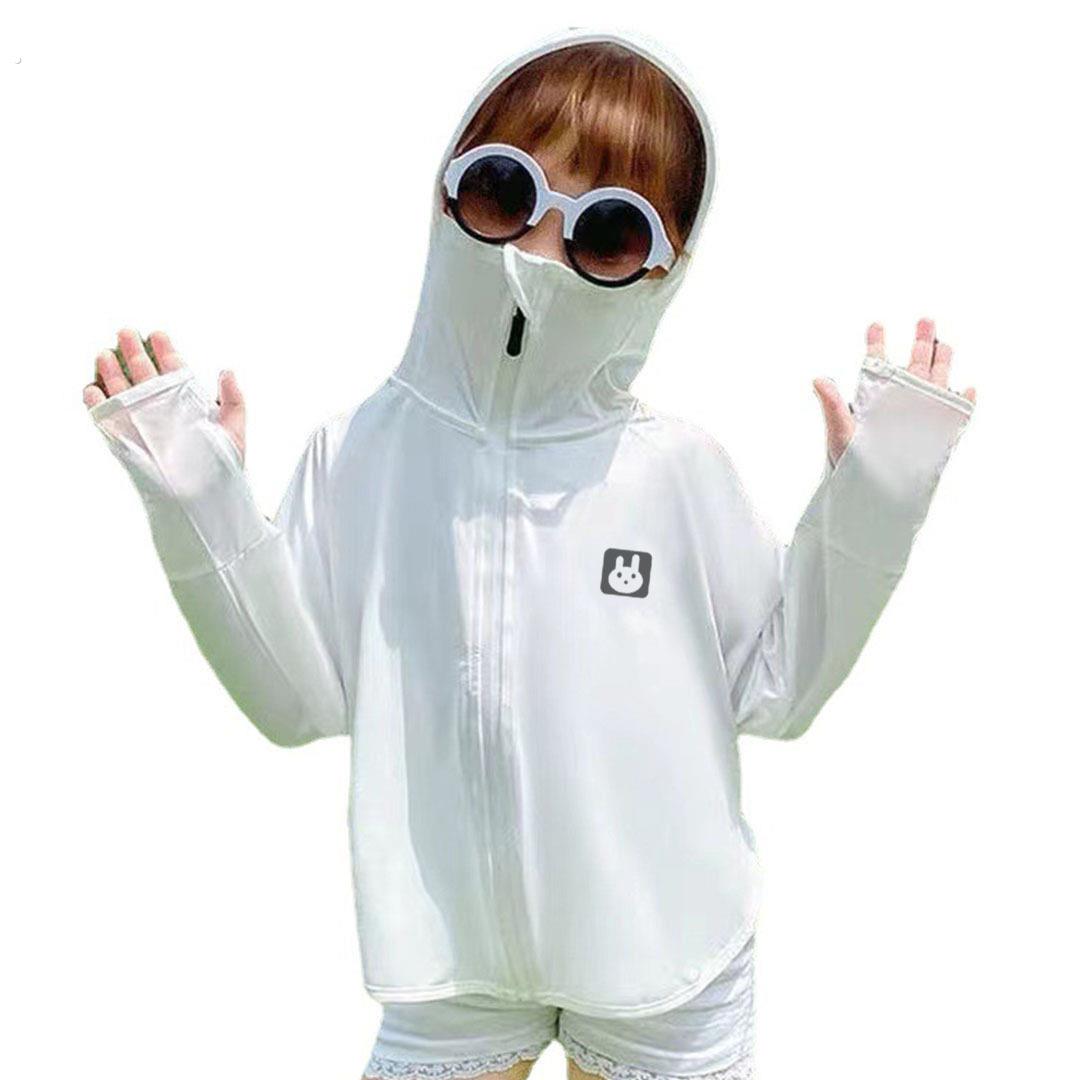 骑行情侣装防冰丝防晒女2024紫情侣防款透气晒衣撞色外线兔子