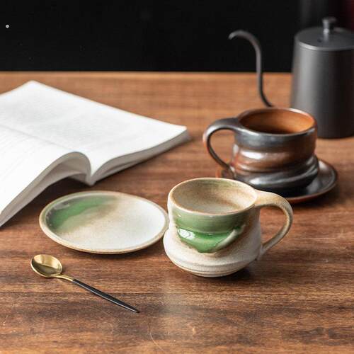 咖啡杯碟套装陶瓷杯碟下午茶杯碟家用杯子2024新款家用杯子下午茶
