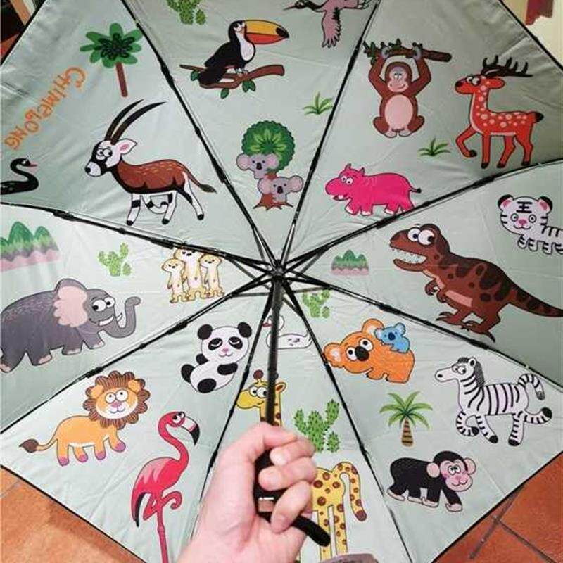 珠海广州长隆纪念品雨伞儿童雨伞火烈鸟伞遮阳伞珠海海洋王国礼物