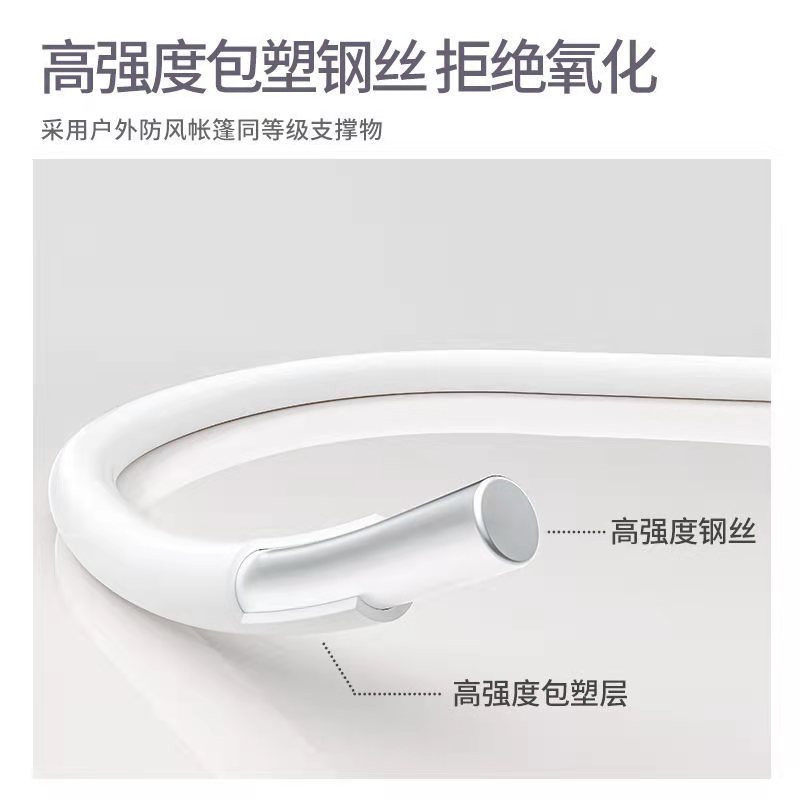 蒙古包式蚊帐不锈钢圆圈支架支撑铁圆圈配件吊吸顶折叠四方顶钢丝