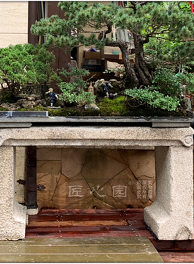 雕工花架中式花盆架子室内客厅阳台复古花几盆景摆件落地底座装饰