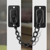 窗户卡扣锁扣平开窗限位器窗锁推拉门锁铝合金防护防盗儿童安全锁