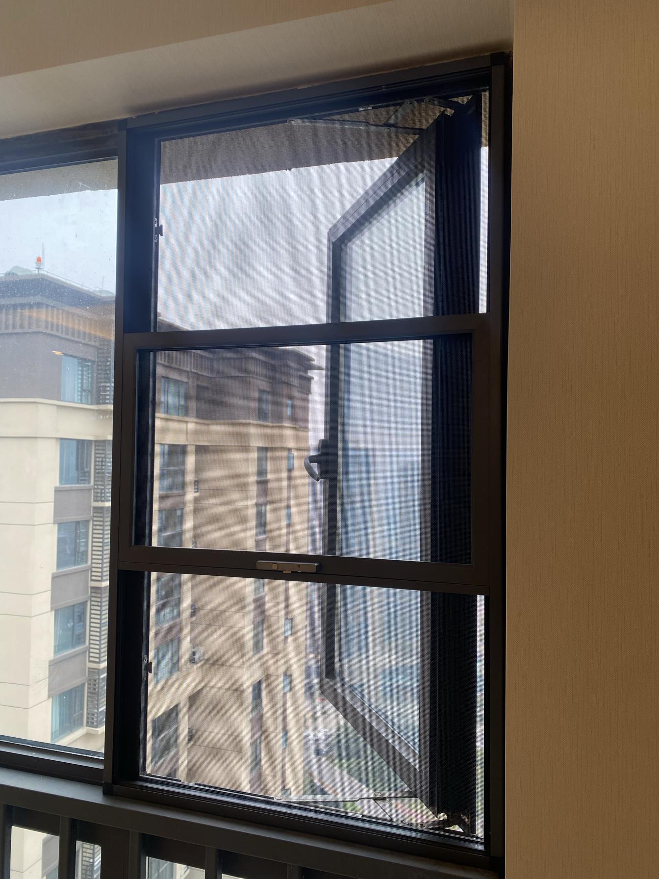 (定制)纱窗成都隐形纱窗板式纱窗金刚网纱窗防盗纱窗三推式纱窗