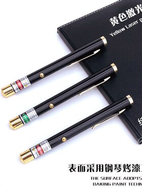 摩羯王--黄色激光笔红绿紫沙盘售楼讲课教鞭红外线指示灯团建礼品