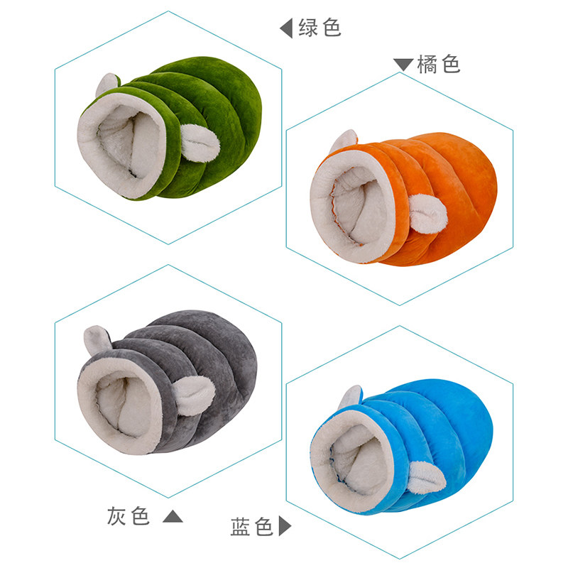 保暖宠物睡袋猫窝宠物窝小狗窝小型犬吉娃娃猫咪睡袋冬季猫咪用品