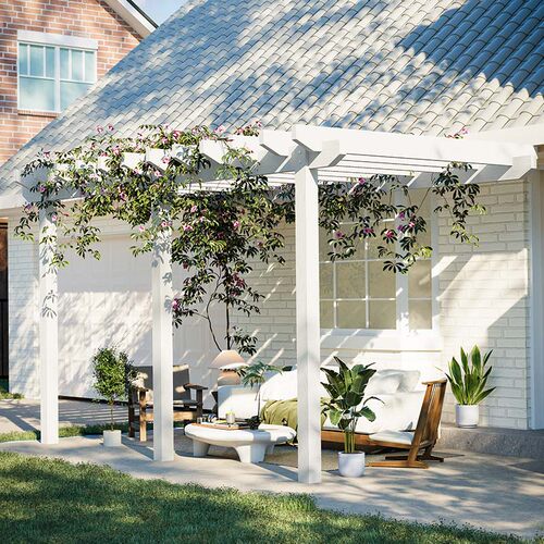 室外木质凉亭单边靠墙亭子雨棚防腐木葡萄架单臂户外庭院别墅花园