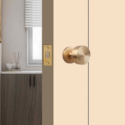 KR8708单面锁带锁体带钥匙房门锁锁具室内家用通用型简约静音门锁