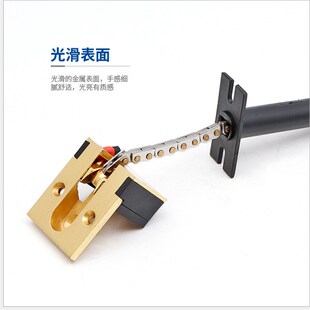 安全链宾馆暗藏防盗链防盗扣门栓隐形门链暗转安全链门扣五金配件