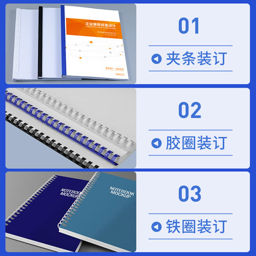 3合1多功能打孔机装订机铁圈机台历打孔机梳式胶圈装订夹条装订机