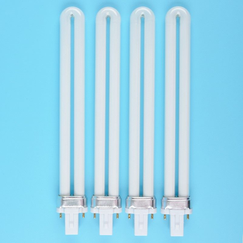 平四针h型灯管h36w/h55w三基色h24w台灯长条家用节能荧光灯