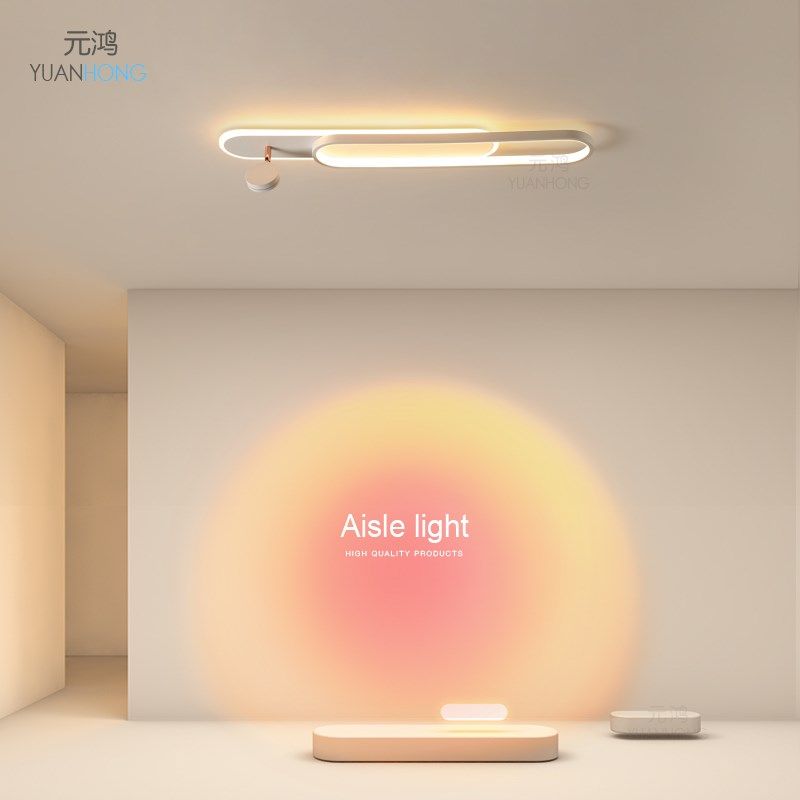 阳台灯创意led吸顶灯落日灯射灯简约现客厅卧室新款过道走廊灯具