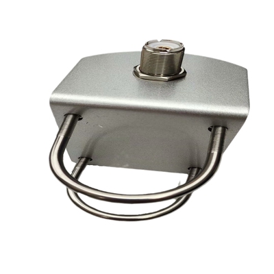 车载电台手台UV短波 天线阳台管状安装夹边卡边固定座双M母转接头