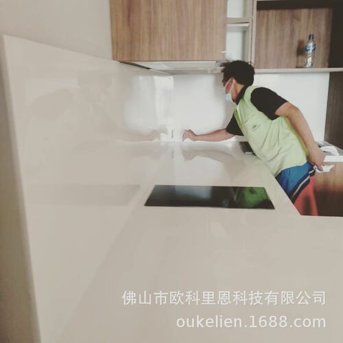 人造石材厨房台面橱柜 Corian可丽耐板无缝拼接 一体台面批发板材