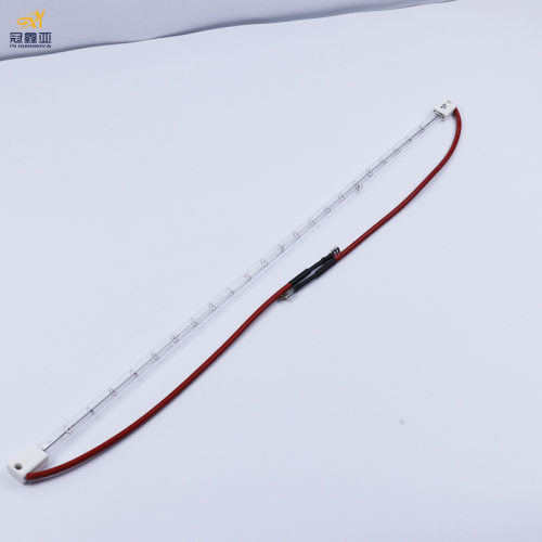 单管透明红外线灯管1KW530MM塑料吹瓶机加热管  卤素石英加热灯管