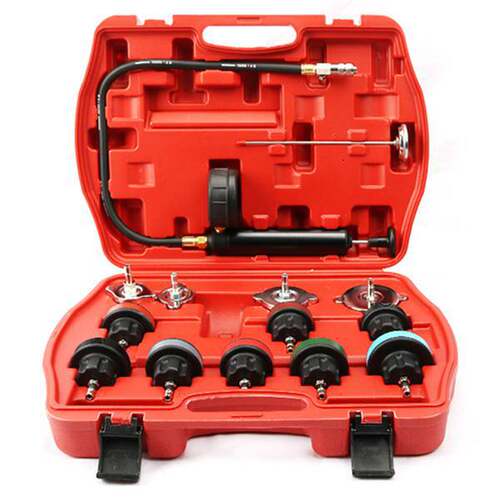 YS-065永仕工具14pcs水箱压力表测漏检测仪真空式冷却液水箱水