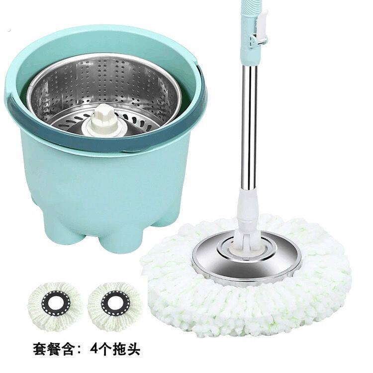 加厚甩桶家用拖把免手洗懒人拖把旋转拖把