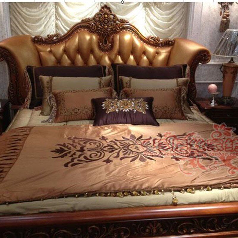 欧式法式高档样板间床上用品十件套奢华别墅样板房床品多件套装