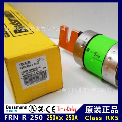 原装正品BUSSMANN熔断器FRN-R-350 250Vac/dc 350A Class RK5保险