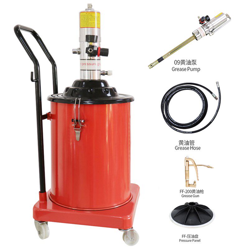 黄油机气动高压注油器小型黄油泵全自动打黄油器气动黄油机黄油枪