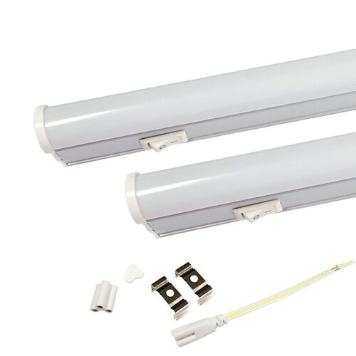 t5 T8灯管一体化LED灯带开关 T5全套支架日光灯 流水线用节能超亮