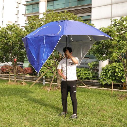 沙滩露营防晒伞钓鱼风雨伞户外中型遮阳伞天幕太阳伞地插钓鱼伞