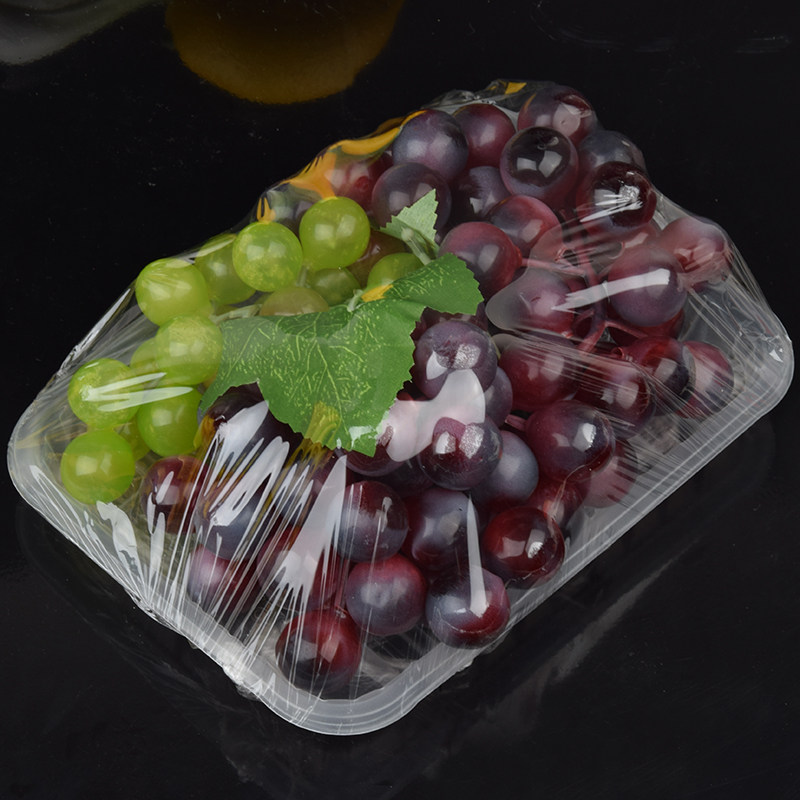 半透明1912B生鲜托盘超市蔬菜保鲜盒子一次性包装盘食品打包碟