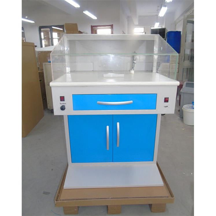 打磨吸尘边柜技工桌义齿加工首饰打磨修复用设备带吸尘护罩操作台