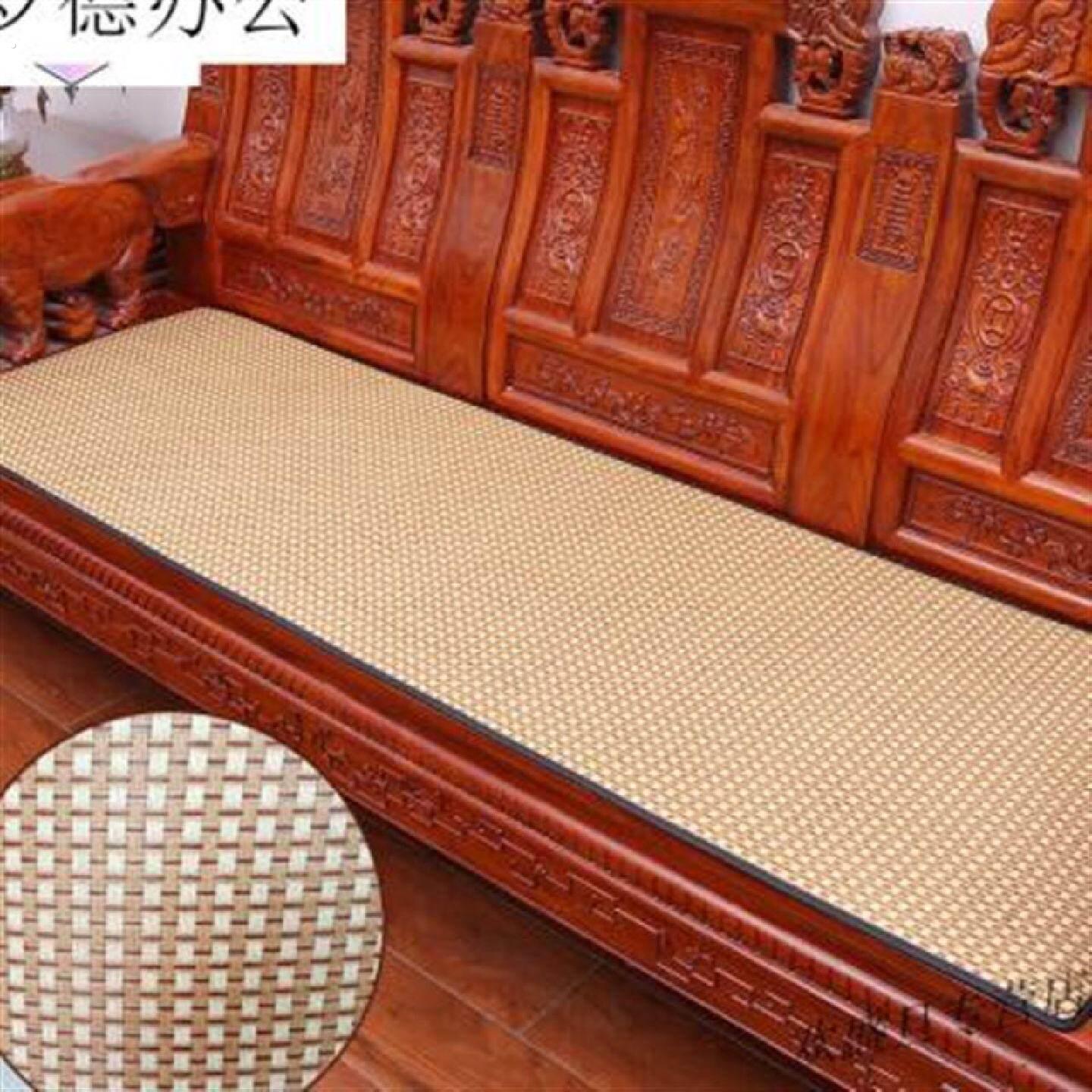 新款夏天沙发坐垫夏季实木沙发垫凉席沙发垫藤席沙发垫子加厚办公