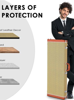 籁琶电吉他琴盒 专业级TL/ST/170/火焰通用型防水防震吉它皮箱包