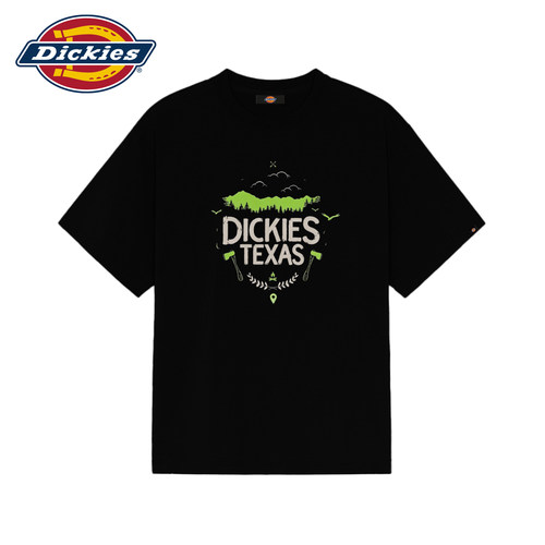 Dickies户外露营风TEXAS印花短袖