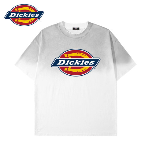 Dickies夏季经典logo渐变短袖T恤